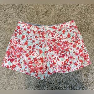 G.H. Bass & Co floral 100% cotton shorts. Size 10